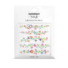 Colorful Temporary Tattoo Stickers | Butterfly Flower Chain